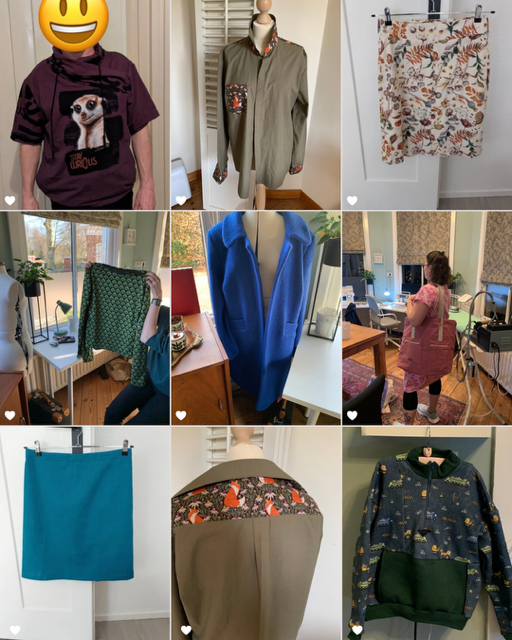 Fotocollage Naaiatelier Noordbroek